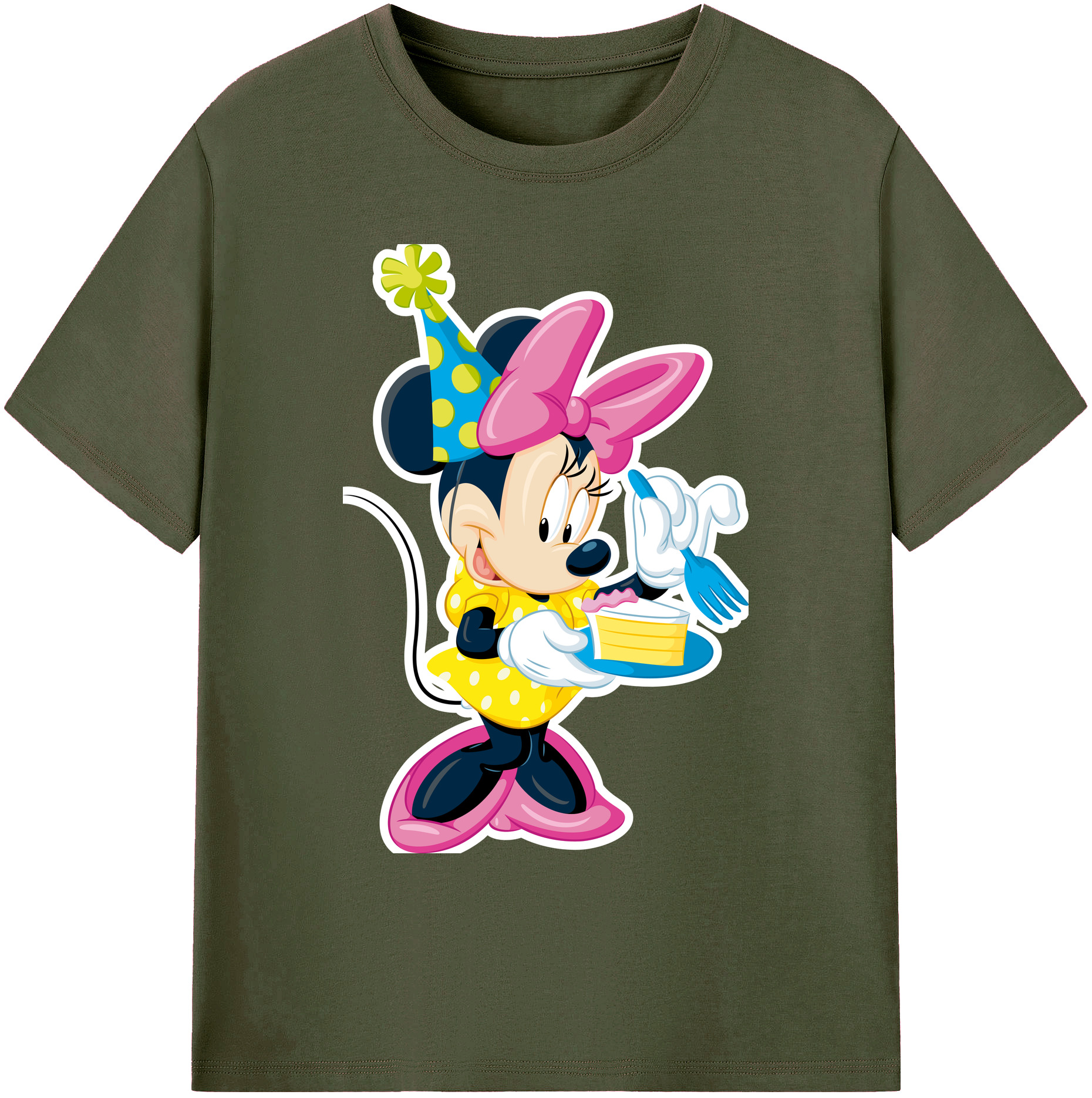 ミッキーマウス Mickey Mouse 綿100％ メンズ半袖Tシャツ｜肌触りやわらか＆通気性